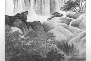 松山听琴图