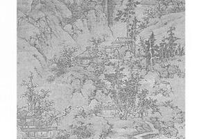 仿赵孟頫俯春景山水图