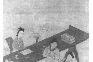 诗案吟笺图