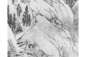 雪景山水