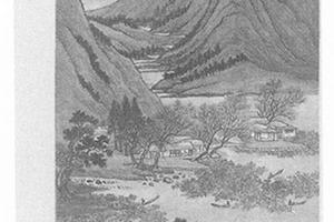 仿王诜采菱图