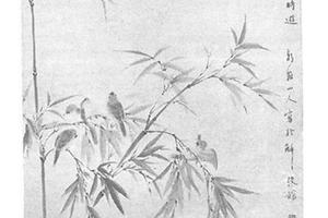竹雀图