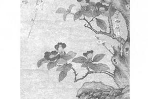 仿古设色花鸟图