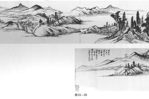 拟董其昌山水卷