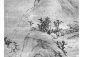 溪山客来图