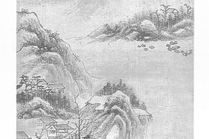 仿王蒙清溪钓艇图