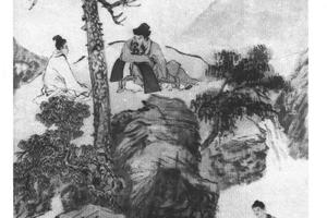 松阴论道图