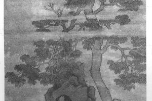 梧桐泉石图