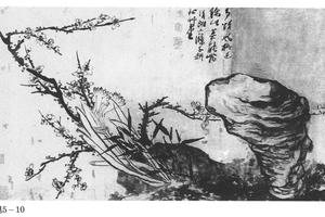 梅竹水仙图