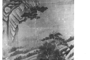 奇峰烟树图
