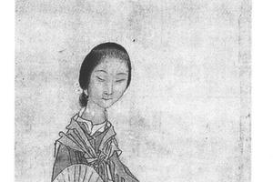 荡桨女图