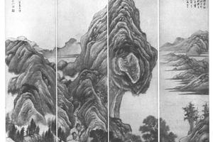 回岩走瀑通景四条