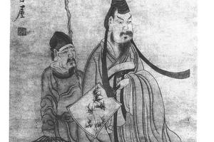 右军笼鹅图