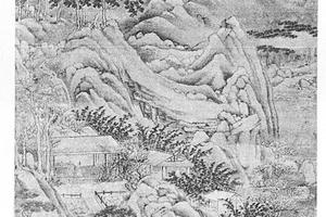 雪景山水图