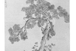 苍松偃寒图