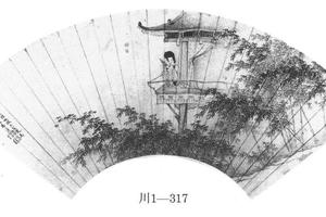 小楼吹笙图