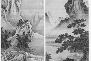 春冬山水图(对幅)