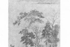 仿倪瓒山水图