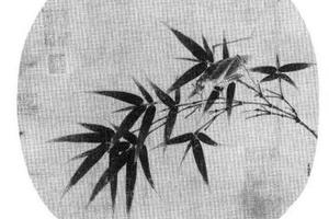竹虫图团扇