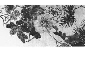 牡丹松子图卷