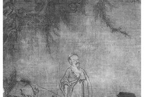 柳桥高士图