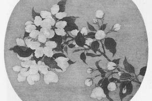 林檎花图