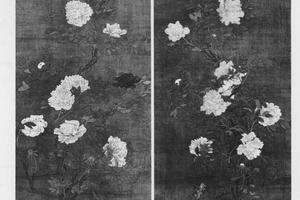 牡丹图(对幅)