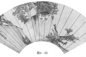 紫藤猫石图
