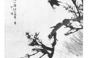 桃花双鸭图