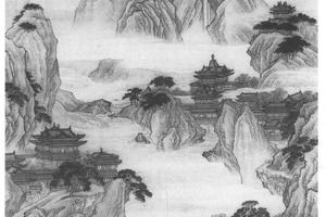 高阁临江图