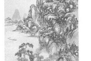 仿巨然夏山欲雨图