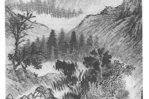 山亭独坐图