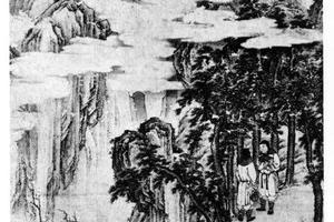 山水人物图