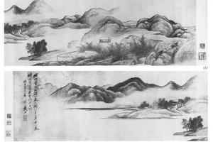 仿董其昌山水