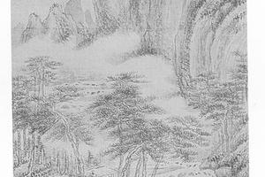 仿王蒙松风流水图