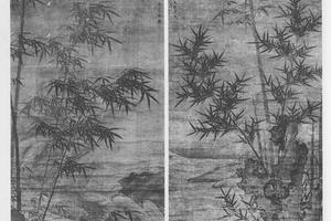 墨竹图(对幅)