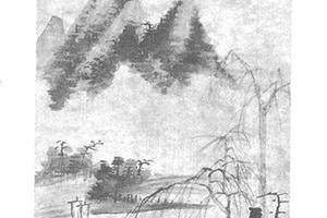春山放棹图
