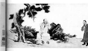 石勒问道图卷