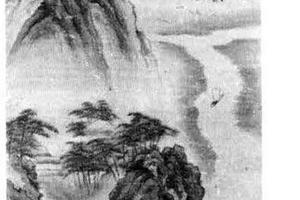 幽壑德松图