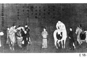 杨太真乘马图