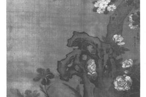海棠双鸟图