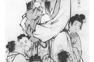 含饴弄孙图