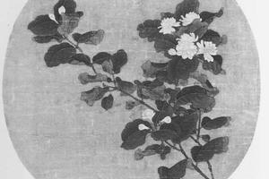 茉莉花图团扇
