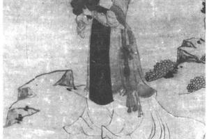 对镜仕女图
