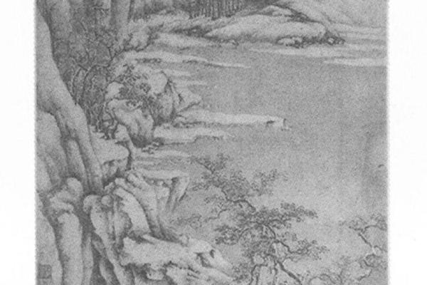 雪景山水图