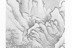 雪景山水图