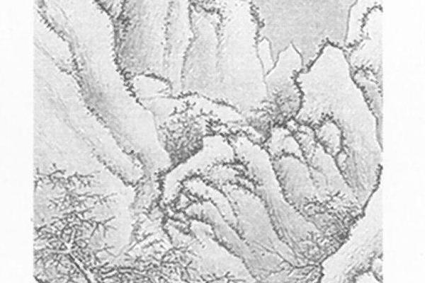 雪景山水图