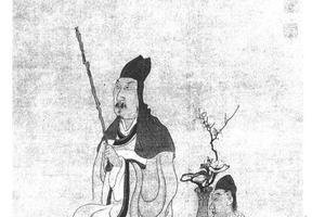 策杖寻春图轴