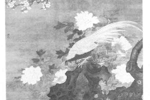 牡丹锦鸡图