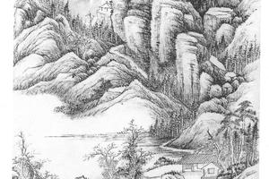 山村石壁